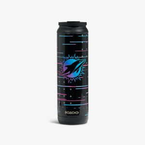 NFL Neon Miami Dolphins 20 Oz Flip ‘n' Sip Tumbler